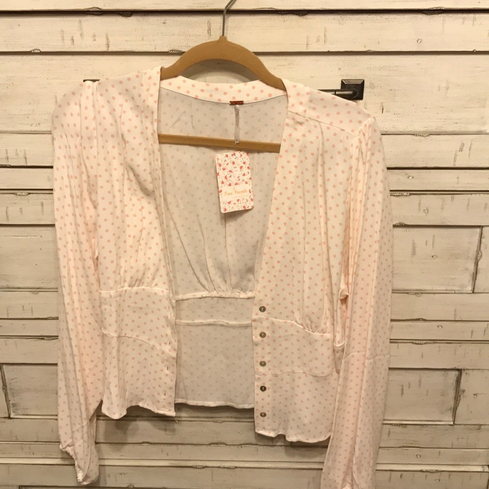 Free People Button up blouse